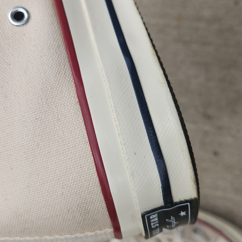 Converse, X Joshua Vides Chuck 70 Hi, Vintage Canvas Hightop, Sz 6 - Picture 8 of 13